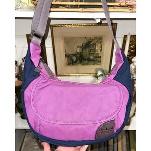 Overland Equipment Purple & Navy Blue Crossbody Style  Purse